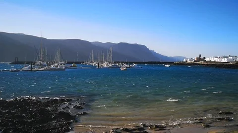 Beach around  the Canary Islands 스톡 동영상 101391371