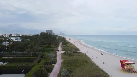 Beach Ascending Stock Footage