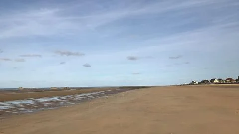 Beach of Asnelles Stock Photos