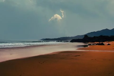 Beach on the Atlantic Stock Photos