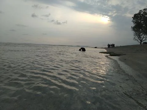 Beach atmosphere Stock Photos