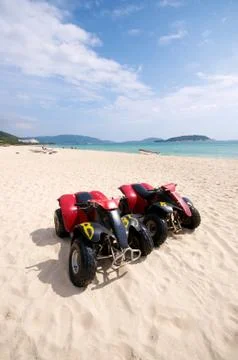Beach atv Stock Photos