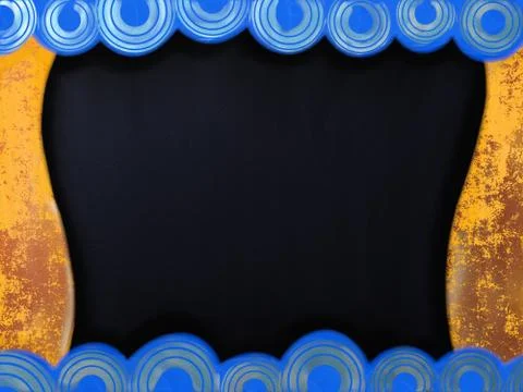 Beach Background Border Stock-Illustration