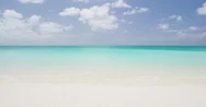 Beach Background - Caribbean Beach With Turquoise Water And White Sand Beach Stock Footage