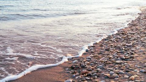 Beach background copy space for text Stock-Fotos