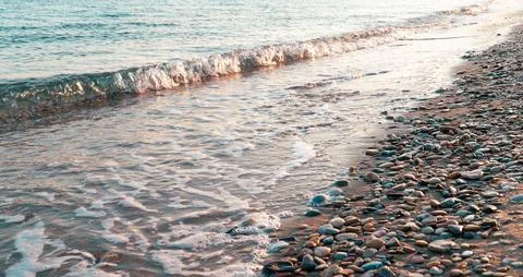 Beach background copy space for text Stock-Fotos