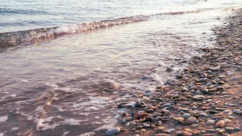 Beach background copy space for text Stock-Fotos