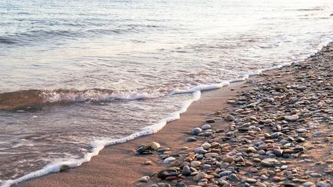Beach background copy space for text Stock-Fotos