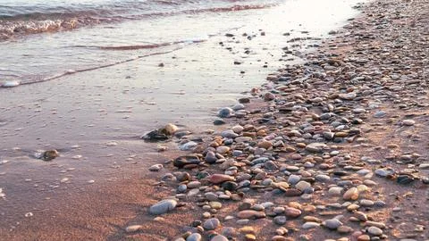 Beach background copy space for text Stock-Fotos