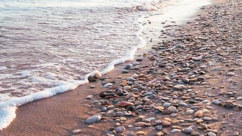 Beach background copy space for text Stock-Fotos