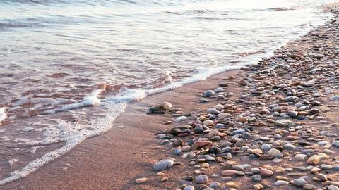 Beach background copy space for text Stock-Fotos