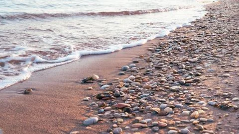 Beach background copy space for text Stock-Fotos