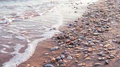 Beach background copy space for text Stock-Fotos