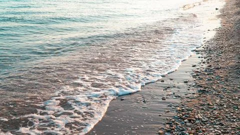 Beach background copy space for text Stock-Fotos