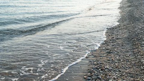 Beach background copy space for text Stock-Fotos