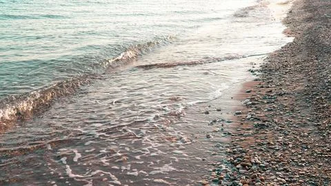 Beach background copy space for text Stock-Fotos