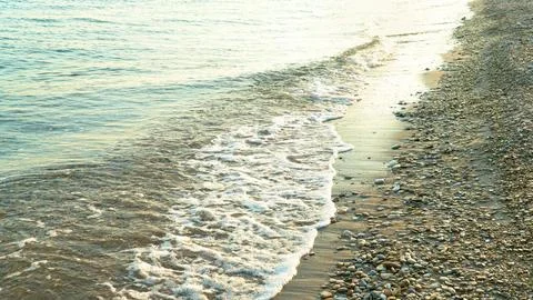 Beach background copy space for text Stock-Fotos