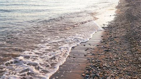 Beach background copy space for text Stock-Fotos