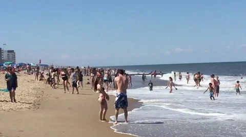 Beach background Video stock 65880084