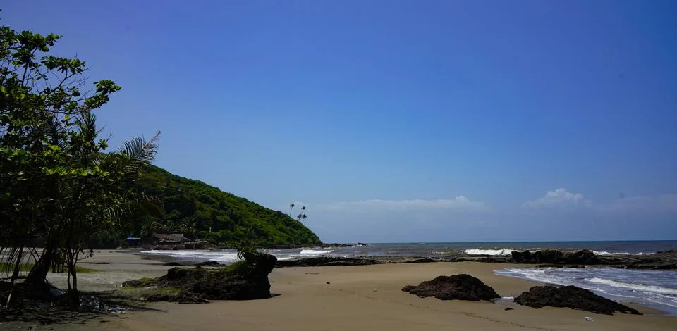 Beach Background Foto stock