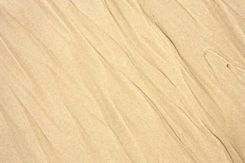 Beach background sand pattern waves. Abstract sandy texture. Foto stock
