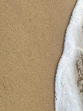 Beach background with white foam waves (8) Stock Photos
