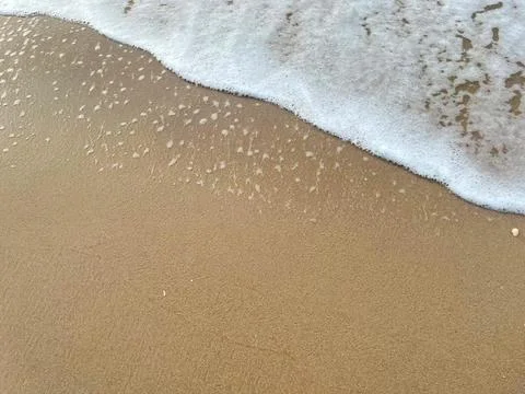 Beach background with white foam waves (30) Stock Photos