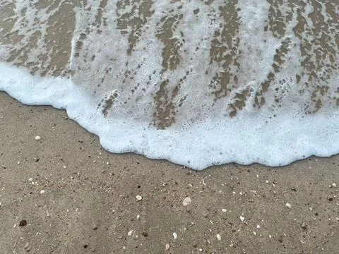 Beach background with white foam waves (38) Stock Photos