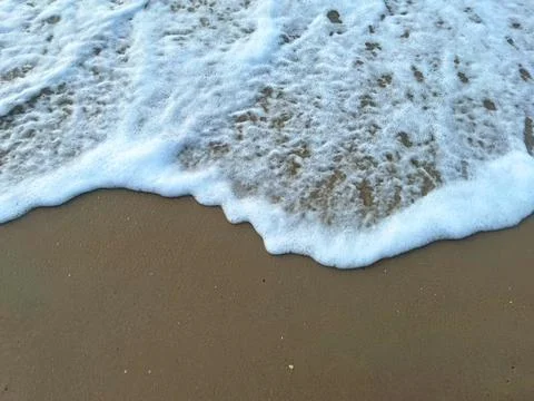 Beach background with white foam waves (14) Stock Photos