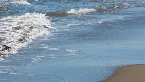 Beach of bacoli Video stock 128454424