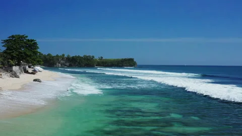 Beach of Balangan in Bali Stock Footage 155178010