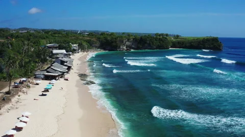 Beach of Balangan in Bali Stock Footage 155178017