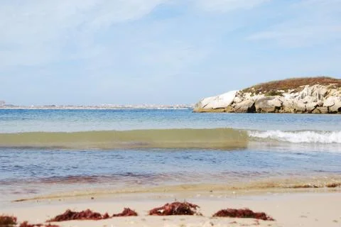 Beach in baleal Stock Photos