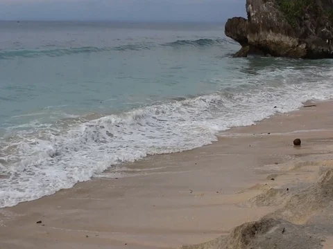 Beach in Bali. Stock Footage 80781293