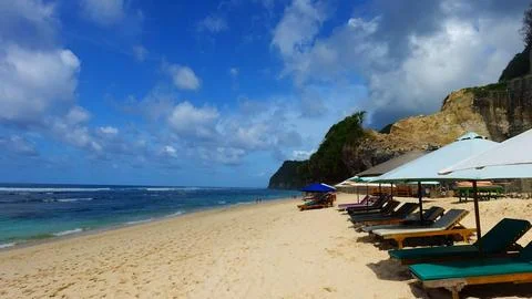 Beach on Bali Stock Photos