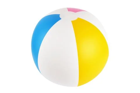 Beach ball with clipping path	 Stock Photos