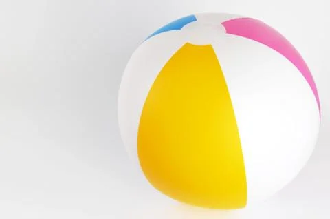 Beach ball with clipping path	 Stock Photos