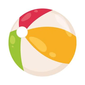 Beach ball icon Stock Illustration