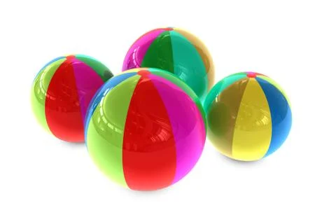 Beach ball Stock-Illustration