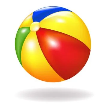 Beach ball Stock Illustration