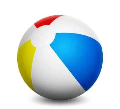 Beach ball Stock Illustration