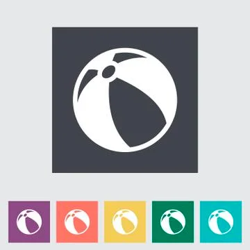 Beach ball Stock Illustration