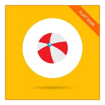 Beach ball Stock Illustration