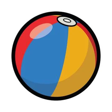 Beach Ball Stock Illustration