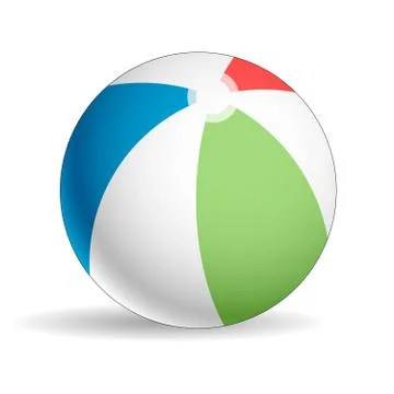 Beach ball Stock Illustration