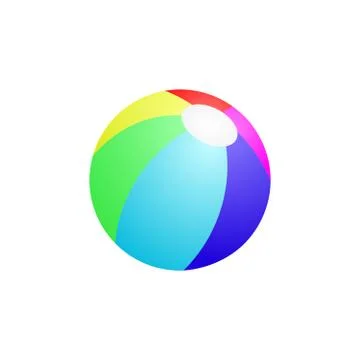 Beach Ball Stock-Illustration