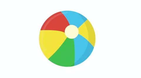 Beach Ball Stock Illustration