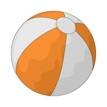 Beach ball illustration 스톡 일러스트