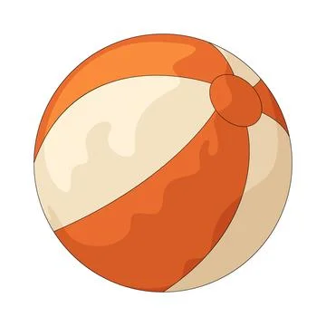 Beach ball illustration 스톡 일러스트