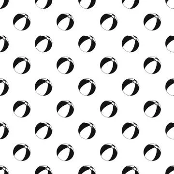 Beach ball pattern Illustrazione stock
